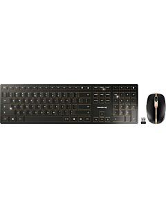 CHERRY DW 9000 Slim Set met toetsenbord en muis kleur zwart
