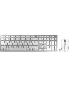CHERRY DW 9000 SLIM Set met toetsenbord en muis kleur zilver