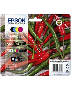 503 XL | 503 | 4 Pack | Origineel | Cartridges voor Epson
