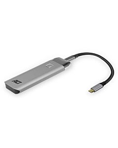 ACT USB-C Gen2 M.2 NVMe SSD enclosure, metal housing