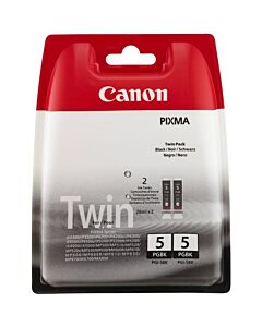 Canon PGI5BK zwart 2 stuks Niet meer leverbaar
