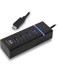 Ewent 4-Poorts USB 3.1 Gen1 (USB 3.0) Hub Type-C