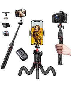 Flexibel Selfie Stick Statief met Bluetooth Remote