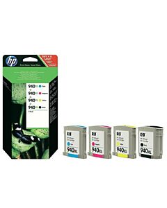 HP 940XL zwart, cyaan, magenta, geel 4-pack