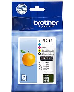 LC-3211 | 4 Pack | Origineel | Cartridges voor Brother