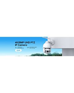 Foscam SD8P, 4K/8MP Dual-Band WiFi PTZ buiten beveiligingscamera
