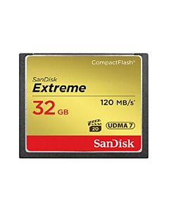 32 GB CompactFlash Card Extreme (R120/W85) Sandisk