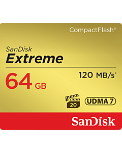 64 GB CompactFlash Card Extreme (R120/W85) Sandisk