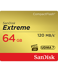 64 GB CompactFlash Card Extreme (R120/W85) Sandisk