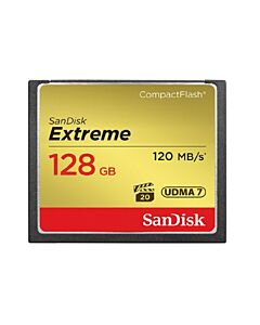 128 GB CompactFlash Card Extreme (R120/W85) Sandisk