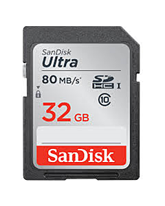 32 GB Ultra SDHC Card  Class 10 (90MB/s) Sandisk
