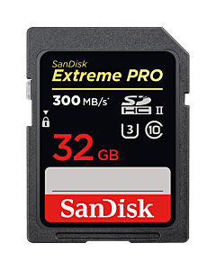 32 GB Extreme Pro UHS-II (300MB/s) SDHC Card Sandisk