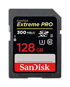 128 GB Extreme Pro UHS-II SDXC Card (300MB/s) Sandisk