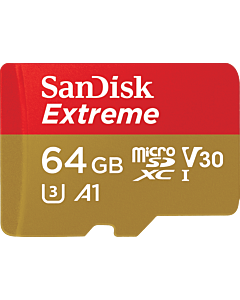 OP=OP 64 GB Extreme MicroSD + adapter UHS-I U3 V30 A2 (160MB/s)