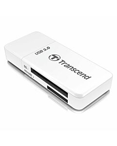 Compacte USB 3.0 card reader RDF5 (wit) Transcend