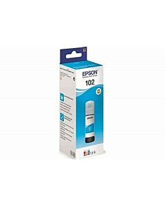 Epson Inkt 102 EcoTank Origineel Cyaan