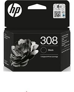 HP 308 Inktcartridge Zwart