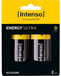 Batterijen Alkaline Energy Ultra D 2 Stuks