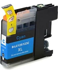 Brother LC125XL cyaan huismerk