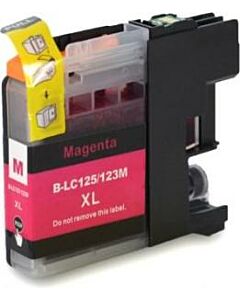 Brother LC125XL magenta huismerk