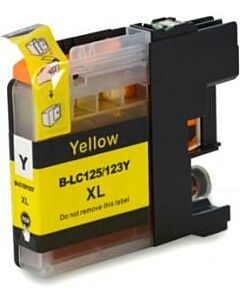 Brother LC125XL geel huismerk
