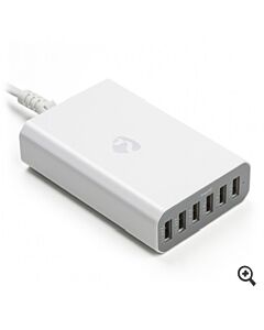 OP=OP USB stroomadapter, 6 poorten (nog 1)
