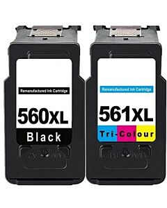 PG-560 XL | CL-561 XL | 2 Pack | Huismerk Cartridges voor Canon