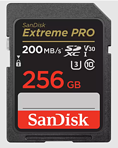 256 GB SDXC Extreme PRO UHS-1 200 MB/s SANDISK